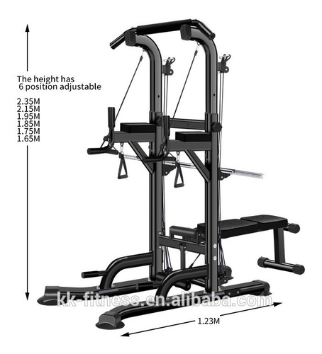 Imagen 2 de 5 de Mini Gym Multifuncional Rack Para Squat, Pull Ups, Abs