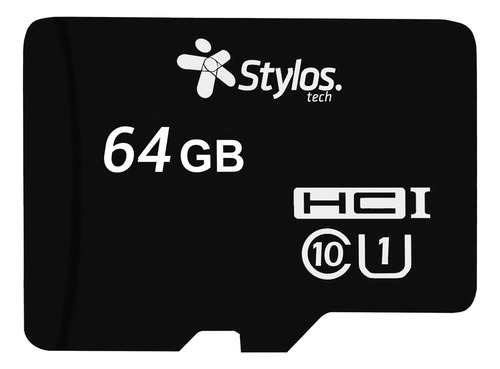 Memoria Micro Sd 64gb Stylos Sin Adaptador