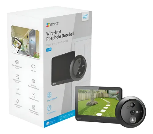 Videoportero Inalámbrico Hp4 Ezviz Mirilla Visor Pantalla
