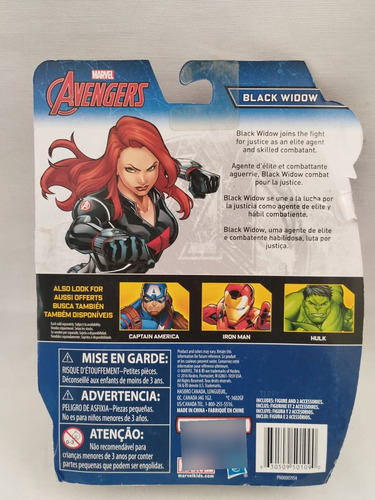 Black Widow Marvel Avengers Hasbro (Usado)