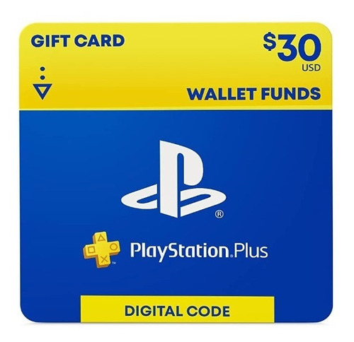 Psn Gift Card 30 Usd - Solo Cuenta Eeuu - Codigo Digital