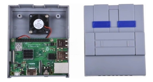 Snespi Case P/ Carcaça Super Nintendo Raspberry Pi 3 B+ Plus
