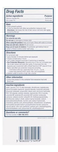 Cerave Mineral De Protección Solar Hidratante Spf50 Rostro