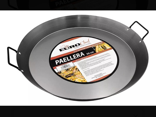 Paellera Teflón Antiadherente Sartén Grande 50cm Cocina 