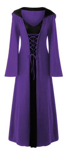 Vestido Mujer Cosplay Halloween, Diablo Negro Vestido Bruja