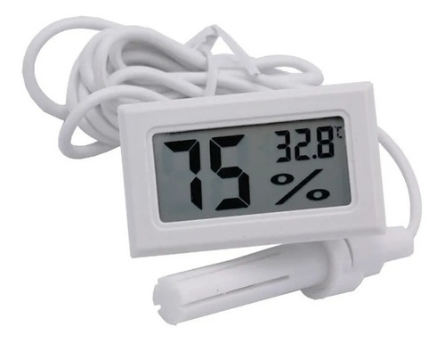 Termômetro Digital Lcd Higrômetro Umidade Sensor Interno