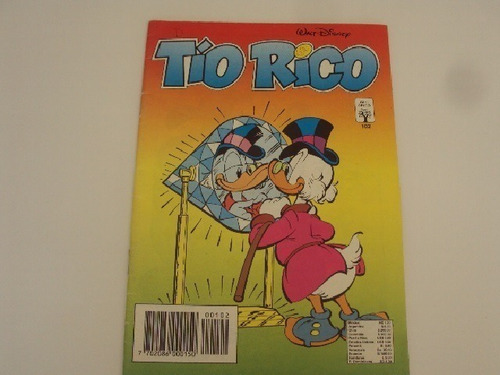  Historieta Tio Rico # 102  Disney - Abril Cinco  Año 1994