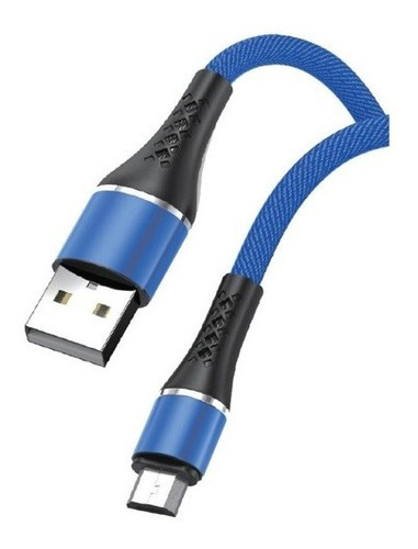 Cable Usb A Micro Usb 2a 1mt Strong Netmak Azul