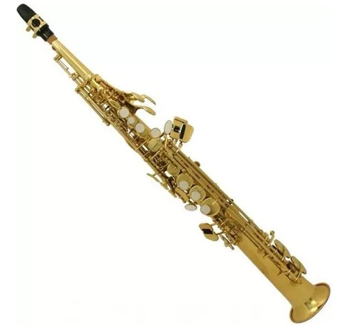 Benson Saxo Soprano Ft6433l C/ Llave De F# Cuerpo Dorado