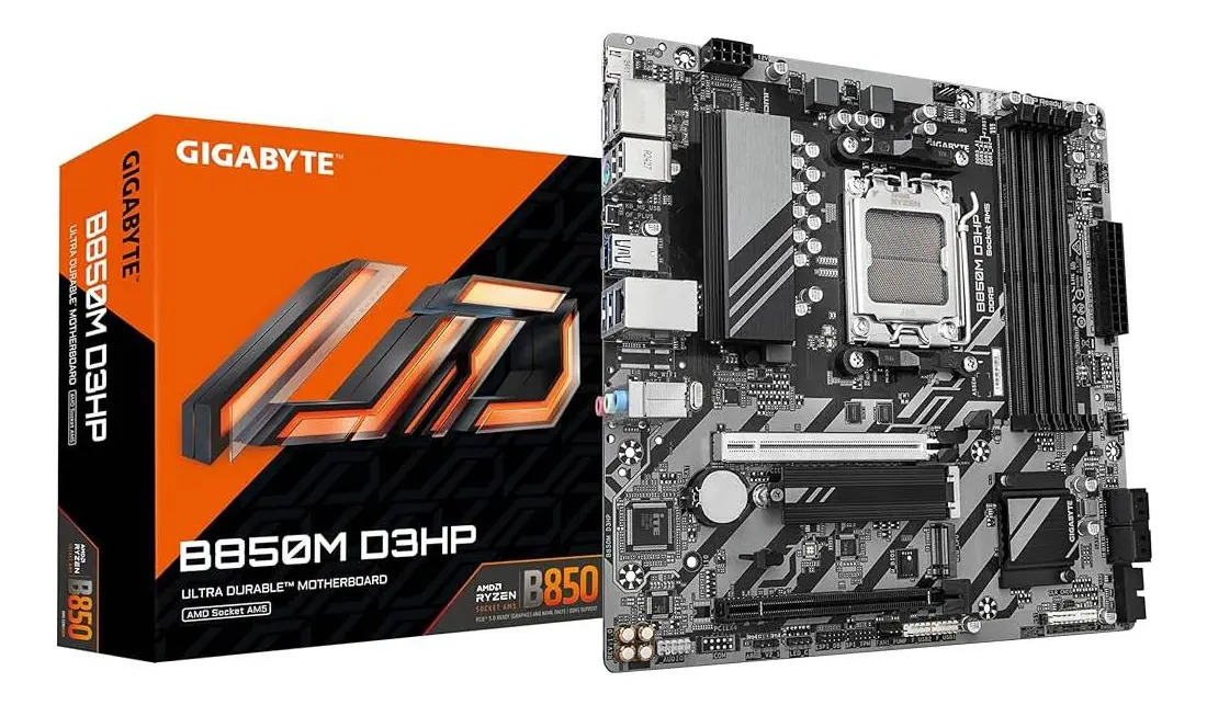 Motherboard Gigabyte B850m D3hp Amd Am5 Matx Ddr5 Pcie 5.0