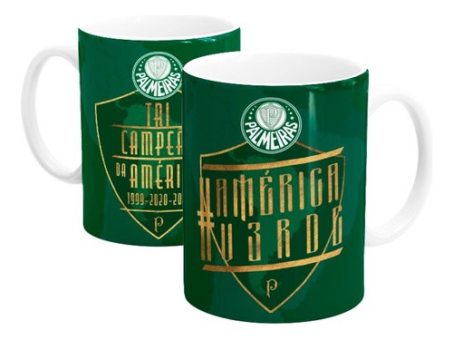 Caneca Time Brasileiro Palmeiras Tricampeão Da América Sude