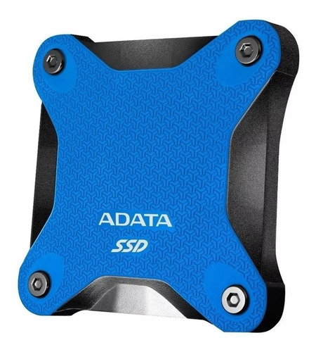 Imagen 2 de 3 de Disco sólido SSD externo Adata ASD600Q-240GU31 240GB azul