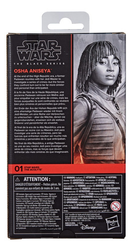 Figura Star Wars Black Series The Acolyte Osha Aniseya