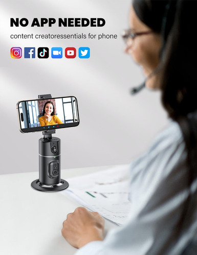 Auto Face Tracking TriPod Anxre 360 Rotation For Cell Phone