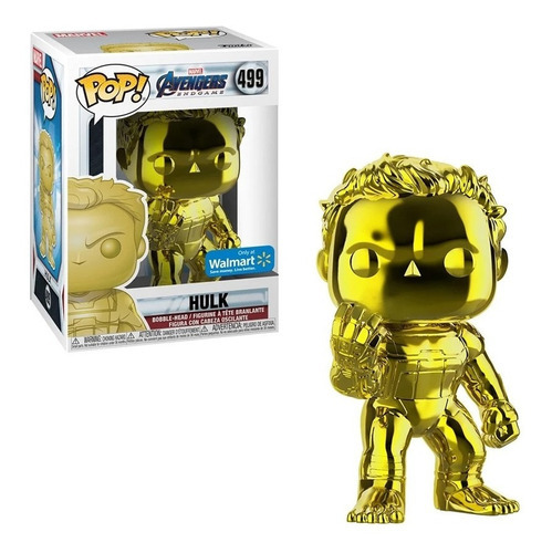 Funko Pop! Hulk Marvel Avengers (yellow Chrome) - 499