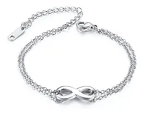 Comprar Pulsera Mujer Infinito Acero Inoxidable 316l Parejas Pm9 Lb