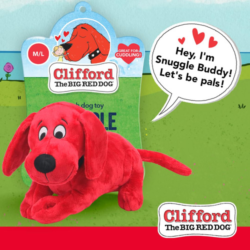 Juguete De Peluche Para Perros Clifford Snuggle Buddy 14, De