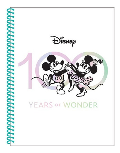 Cuaderno Universitario A4 Disney 100 Años 80h Mooving 1
