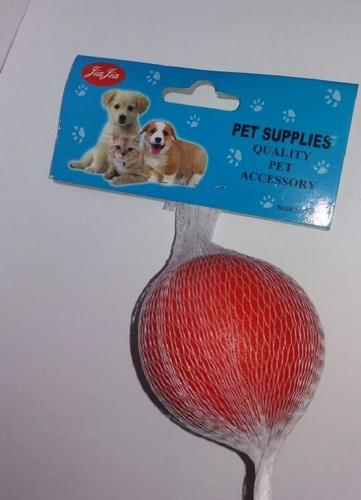 Juguete Perros Pelota Maciza De Goma  6,25 Cm.