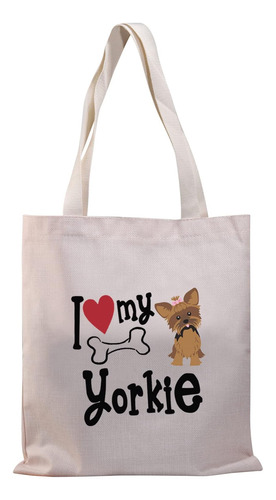Bdpwss Yorkie Tote Bag Para Mujer Yorkie Dog Lover Gift York