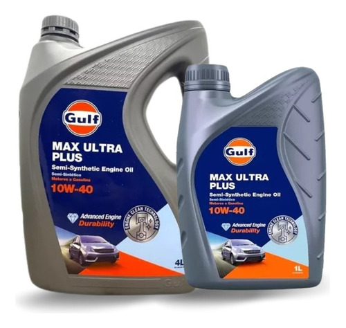 Aceite Gulf 10w40 Semi-sintetico X 5lts  4+1