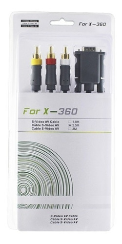 Cable Componente Video Vga-av Hd P/xbox For X 360