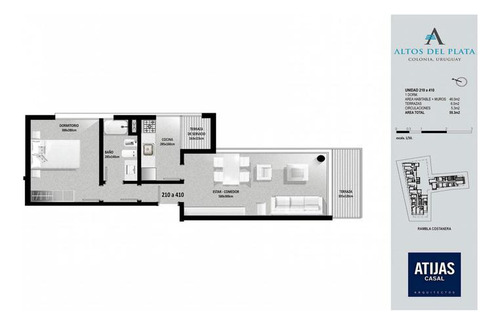 Apartamento En Venta Sobre Rambla Costanera, Colonia, Uruguay