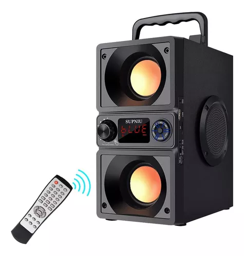 Altavoz Bluetooth, Boombox Bluetooth Portátil Con 40w (6