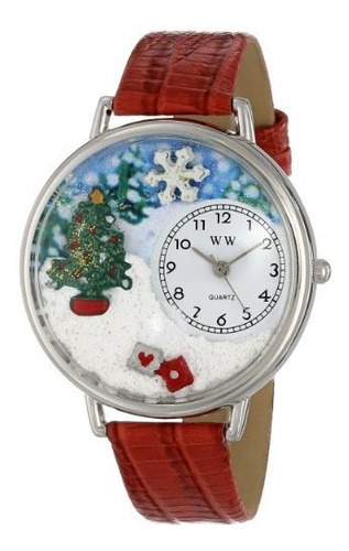 Reloj De Ra - Watches Unisex U******* Christmas Tree Red Lea