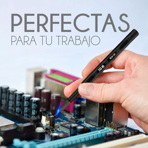 Desarmador Con 3 Puntas Intercambiables Slim Company BST-504 Expulsor De Sim
