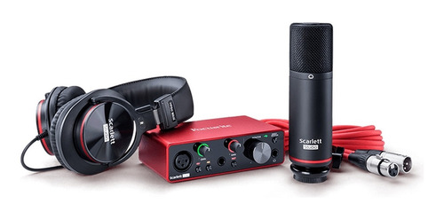 Interfaz De Audio Usb Scarlett Solo Studio Kit Grabacion