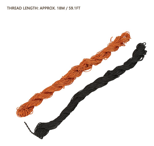 Fio De Reparo De Calçados De 18 M, Linhas Pretas E Marrons,