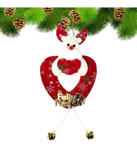 Adornos Navideños Para Arbol Navidad Muñecos Colgantes 8pzs