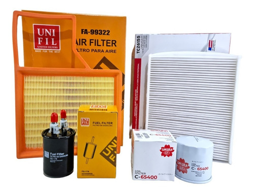 Kit De Filtros Aveo 1.5 2018 2019 2020 Incluye 4 Filtros 