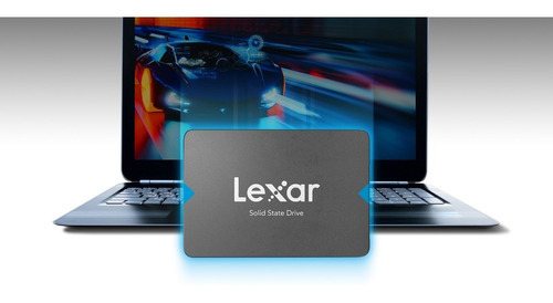 Ssd Sata Lexar de 240 GB, color negro