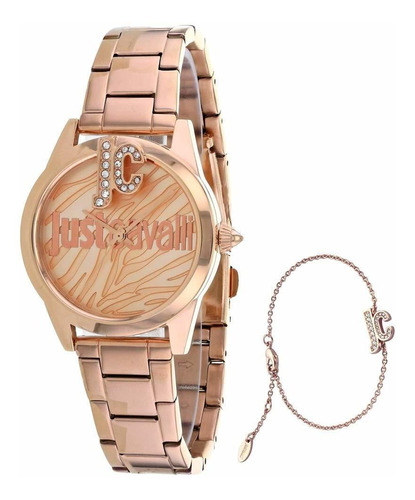 Reloj Mujer Just Cavalli Jc1l099m007 Cuarzo Pulso Oro Rosa