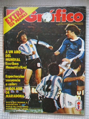 El Gráfico Nº 3116 (1979) - A Un Año Del Mundial