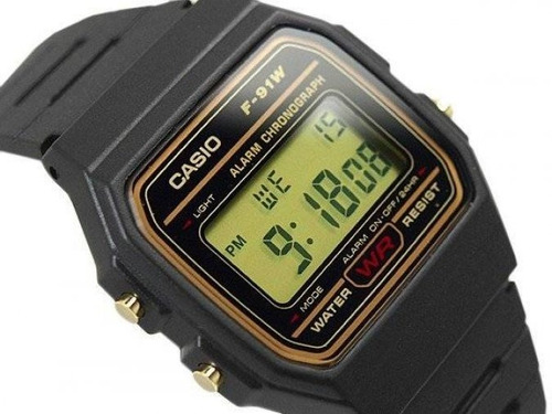 Relógio Casio Masculino F-91wg-9qdf Original Barato