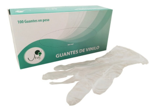 Guante Vinilo Caja Por 100 Unidades Talla M Uka Int 