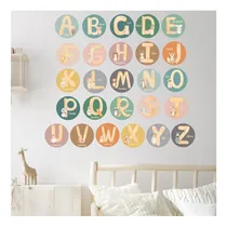 Comprar Calcomanías De Pared Del Alfabeto Para El Aula Letras De De