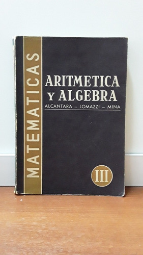 Aritmética Y Álgebra 3er Curso - Estrada / Envío Gratis