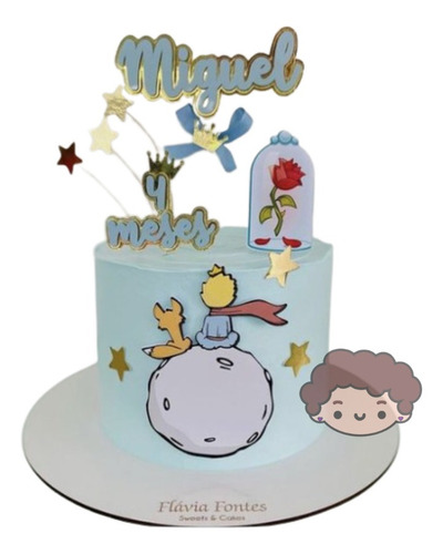 Adorno El Principito Topper Decoración Torta Personalizado 