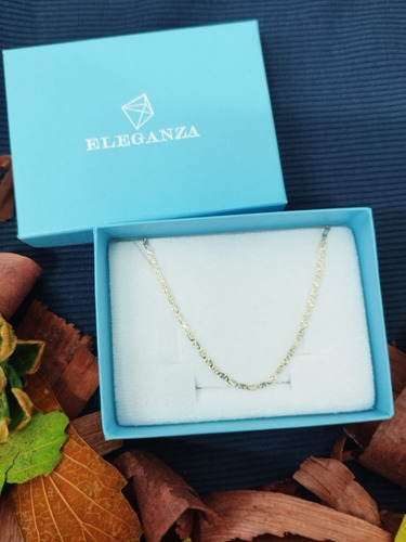 Cadena Florentina Diamantado Estrella 2 Mm X 55 Cm Oro 14k Color Dorado