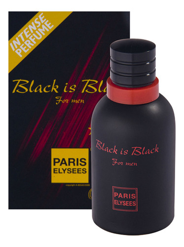 Black Is Black 100 Ml - Masculino - Paris Elysees