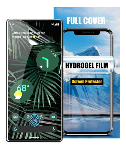 3 Piezas Mica Hidrogel Hd Para Google Pixel 5 6 7 8 Pro