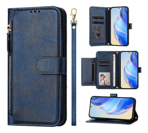 Funda De Piel Tipo Cartera Para Teléfono Inteligente Honor X8 X8a X8b X8c