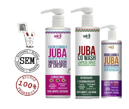 Encrespando + Buter Oil + Co Wash + Geleia + Shampoo Juba