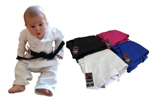 Kimono Bebe Judo/jiu Jitsu/karate + Mini Kimoninho Chaveiro