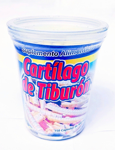 Cartilago De Tiburon 150 Cápsulas.