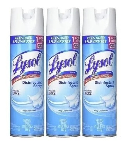 Lysol Desinfectante Pack 3/ 538 Gr Msi